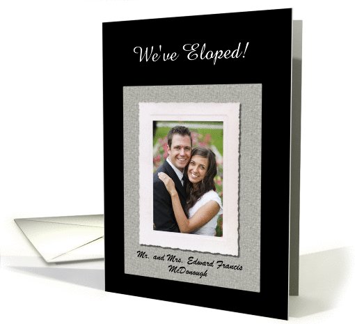 We've Eloped Announcement - Retro card (816851)