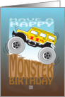 Happy 11th Birthday, Monster Truck card