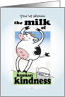Occasions, Farm Animal,Thank you, Humor,Thoughtfulness, Kindness, cow card