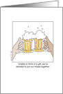 Birthday, Happy Birthday, Beer, Cheers,Cartoon, Humor, funny card