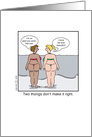 Happy Birthday swim suit Thong female women friends card