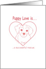 Dog+dogs+puppy+puppies+love animals+successful rescue card