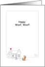 Happy Holidays - Woof Woof Simplistics card