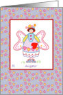 Arigato, Japanese Thank You, Cute Illustrated Angel card