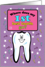 Occassions, First/ 1st Lost Tooth ?, Tooth Fairy card