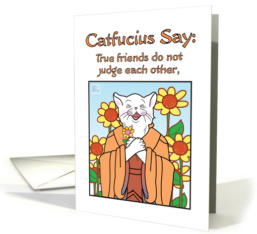 Occasions, Friendship, Humor,Catfusius card (1013655)
