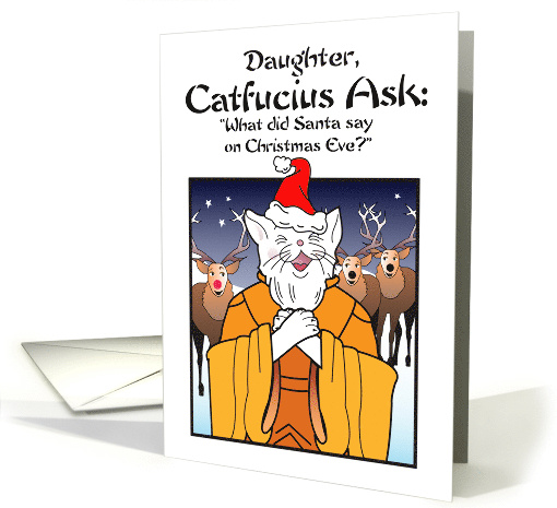 Daughter Holidays Christmas Catfucius Animal Deer Cat... (1653304)