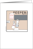 Her Birthday Peepers cartoon funny getting older card