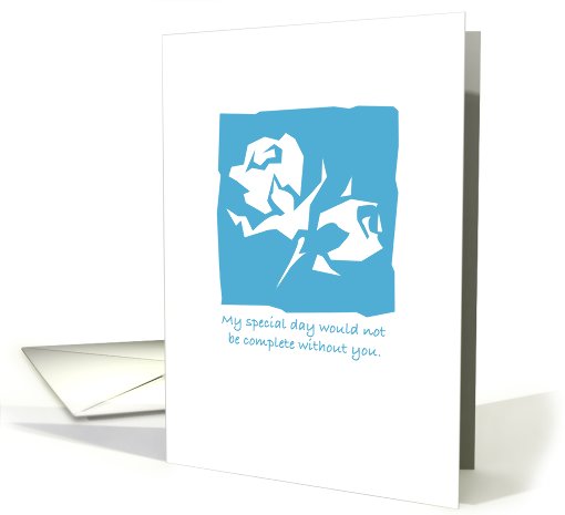 JHCC WED Bridesmaid Blue card (492704)