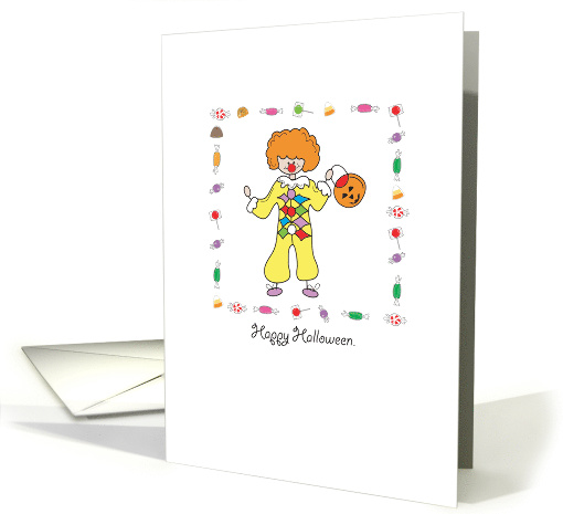 JHCC KIDZ Halloween Clown card (507942)
