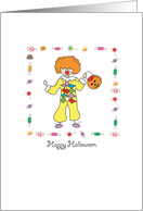 JHCC KIDZ Halloween Clown card