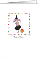 JHCC KIDZ Halloween Witch card