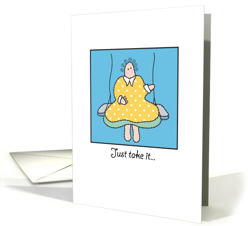 Encouragement Take it one cookie at a time. card (778656)