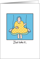 Encouragement Take it one cookie at a time. card