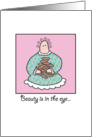 Anniversary in the eye of the beholder card