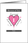 Thank You Math Teacher card