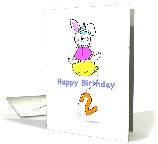 Happy Second Birthday card (818671)