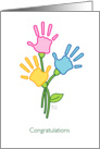Business Congratulations High Fives Prromotion card