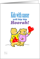 Cancer+kids+Get Well+ pediatrics+ hearts+teddy bears card