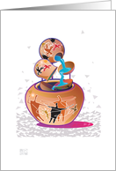 collections Indian Clay Pot Fountain card