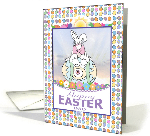 Happy Eggnormous Easter Dad card (913988)
