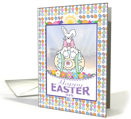 Happy Eggnormous Easter Sis card (913989)