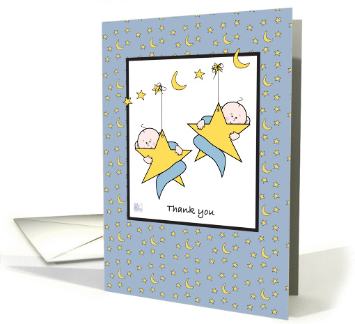 Thank you for the baby gift for our twin boys card (935334)