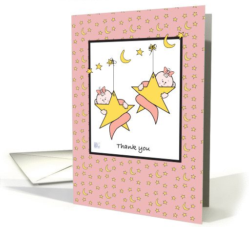 Thank you for the baby gift for our twin girls card (935342)
