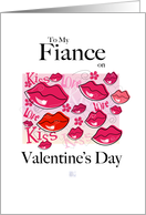 Valentine’s Day -Mom-Lips,Love,Kiss card