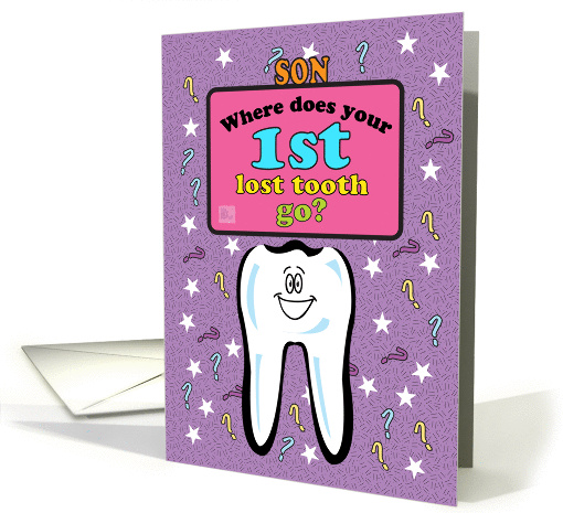 Occassions, First/ 1st Lost Tooth ?, for Son card (980139)