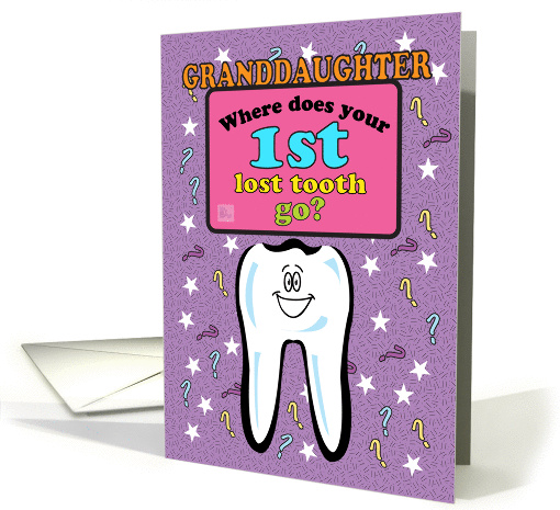 Occassions, First/ 1st Lost Tooth ?, for Granddaughter card (980147)