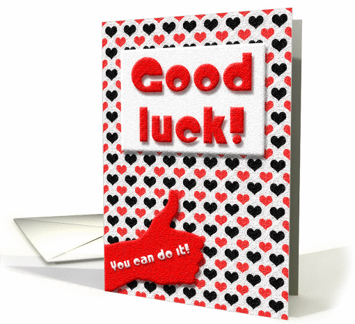 Good luck! card (154203)
