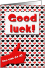 Good luck! card