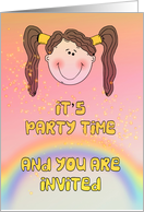 It’s party time! card