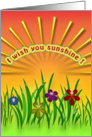 I wish you sunshine! card