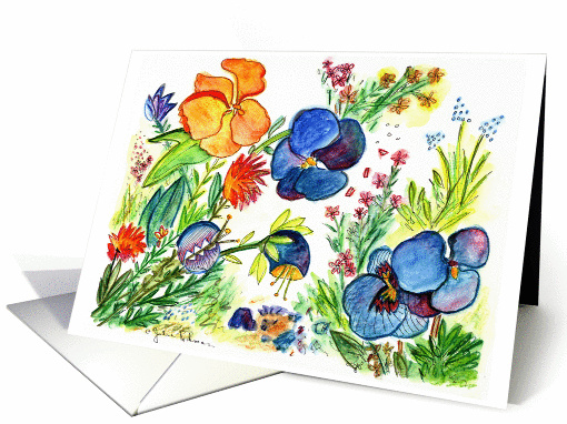 25th Wedding Anniversary card (156758)