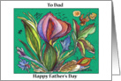 Father’s Day Cool Plant Green card