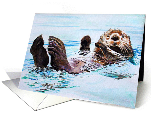 Sea Otter card (167658)