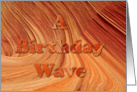 Birthday Wave card