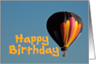 Colorful Hot Air Balloon card