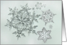 Sympathy Snowflake Collage card