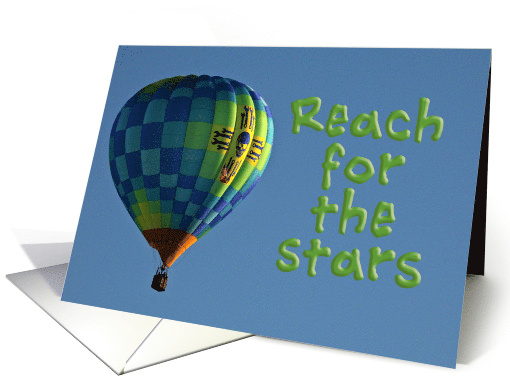 Colorful Hot Air Balloon card (1754958)
