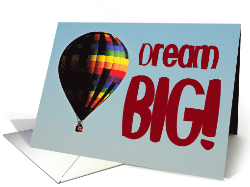 Colorful Hot Air Balloons card (1754990)