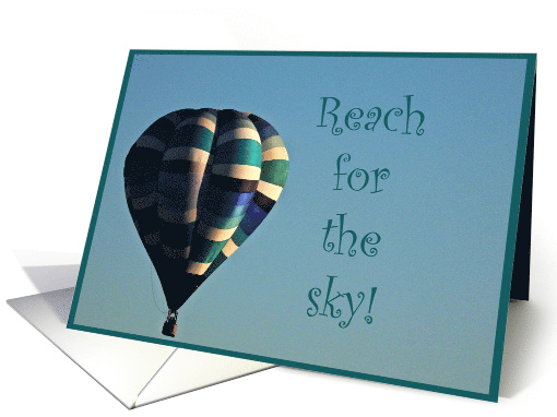 Colorful Hot Air Balloons card (1754996)