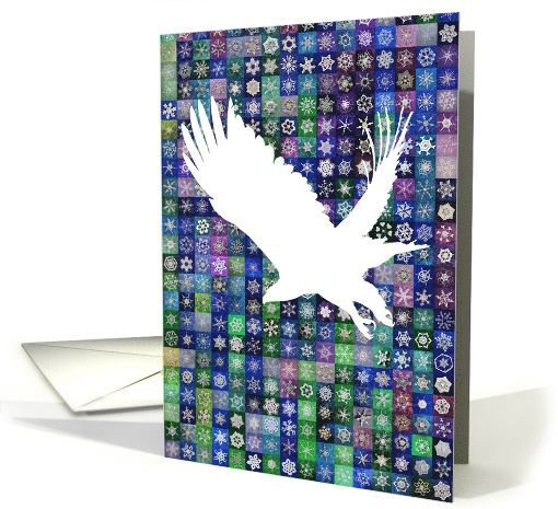Eagle with Talons Temperature Quilt card (1758318)