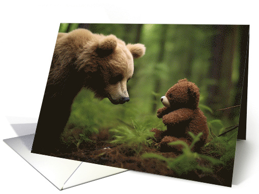 Bear Meet Bear card (1789086)