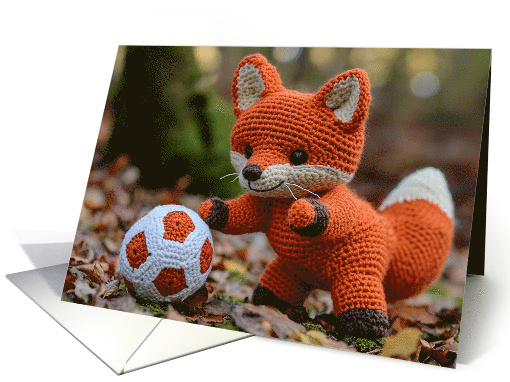 Crocheted Adventure Critter Birthday card (1908848)