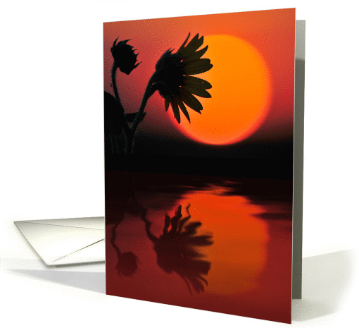 Sunflower Sunrise card (424962)