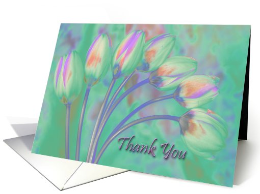 Tulips - Thank You card (425018)