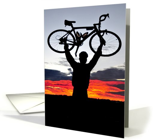 Bike Sunrise card (451252)